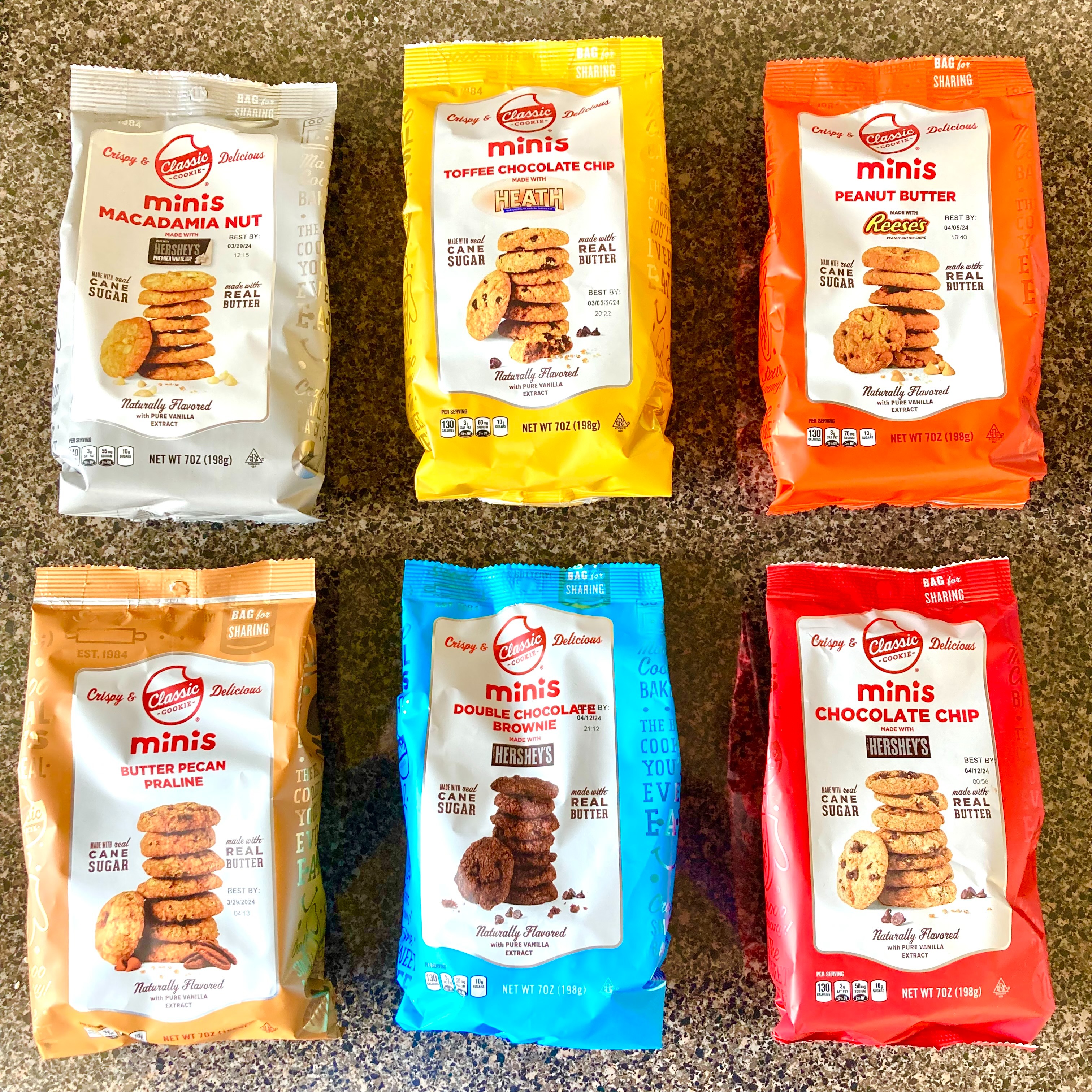 Crispy Mini Cookie Snack Bags (2.7oz & 7oz Sizes) 21
