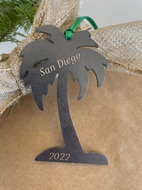 Palm Tree Christmas Ornament 244