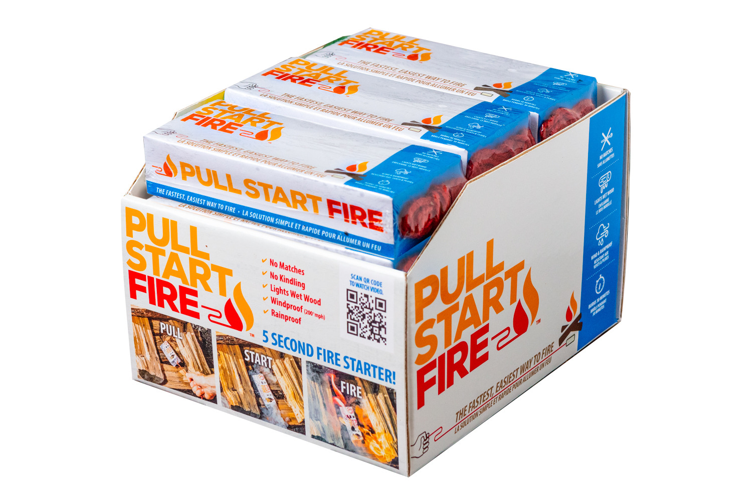 Pull Start Fire 12ct Counter Display 72